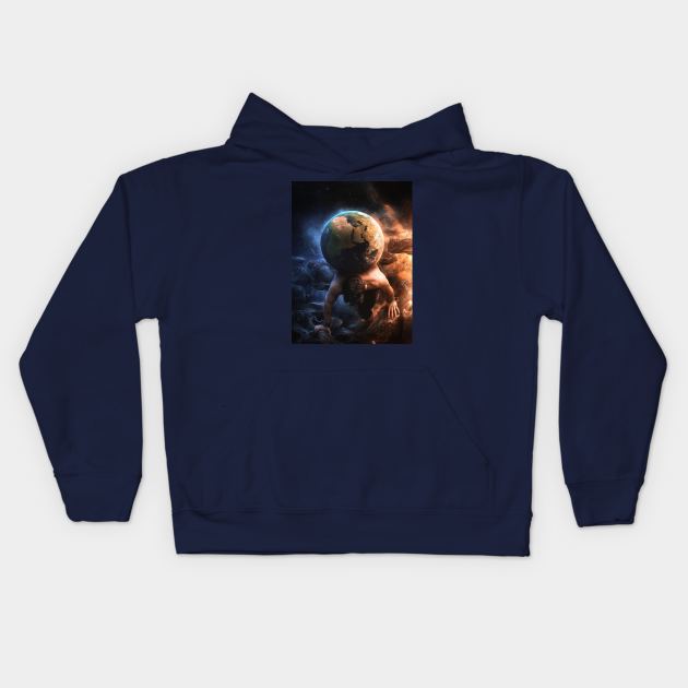 Titan Kids Hoodie by RoscoAdrian